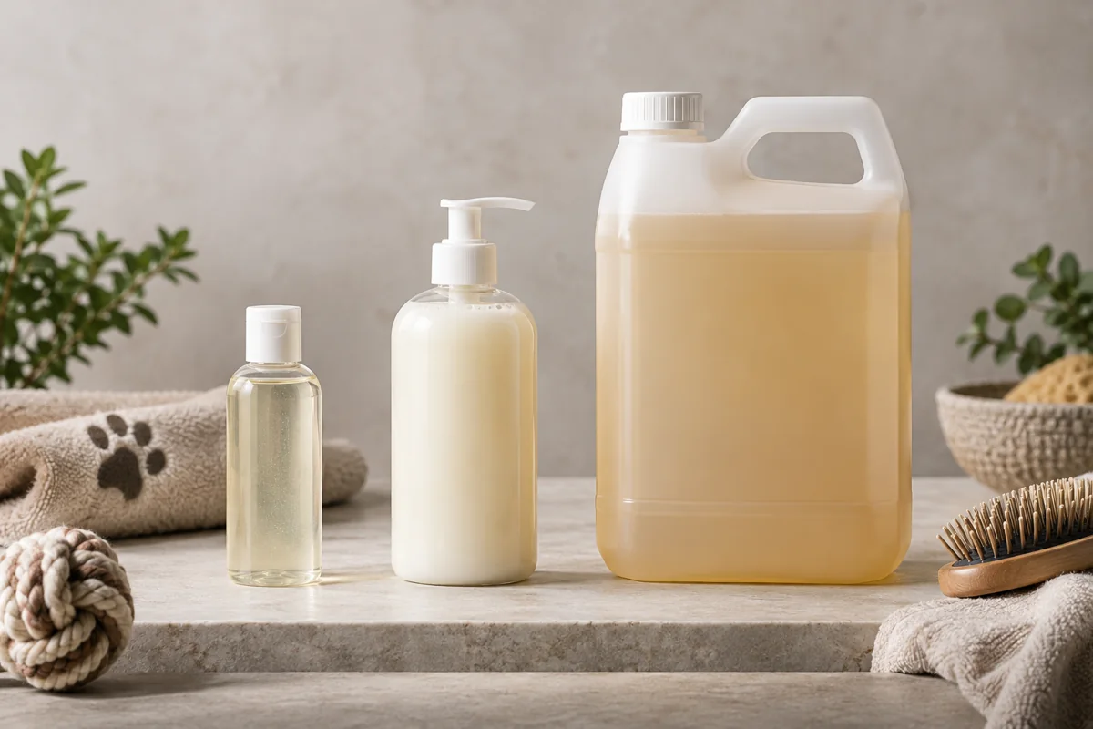 Professional Pet Shampoo Pack Sizes: A Buying Guide for Private Label Brands